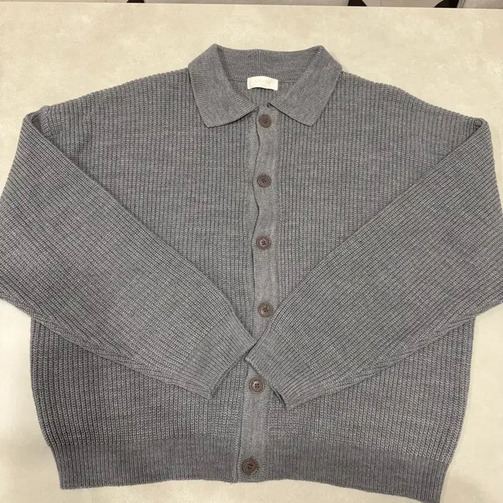 [BUNJANG] Gray Knit Cardigan / 그레이 니트 가디건 FREE사이즈