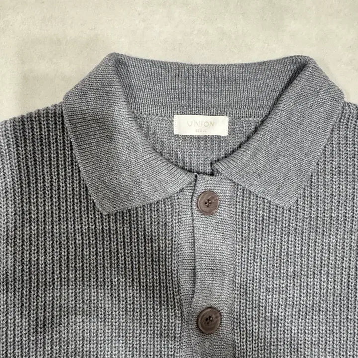 [BUNJANG] Gray Knit Cardigan / 그레이 니트 가디건 FREE사이즈