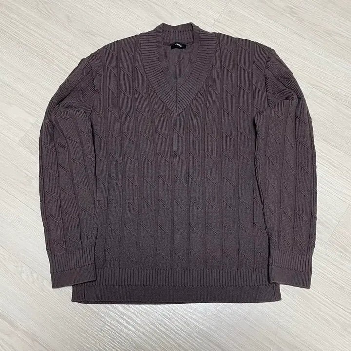 [BUNJANG] SYSTEM HOMME Wool Blend V-Neck Knit Top / 시스템SYSTEM HOMME 울 블렌드 브이넥 니트 95