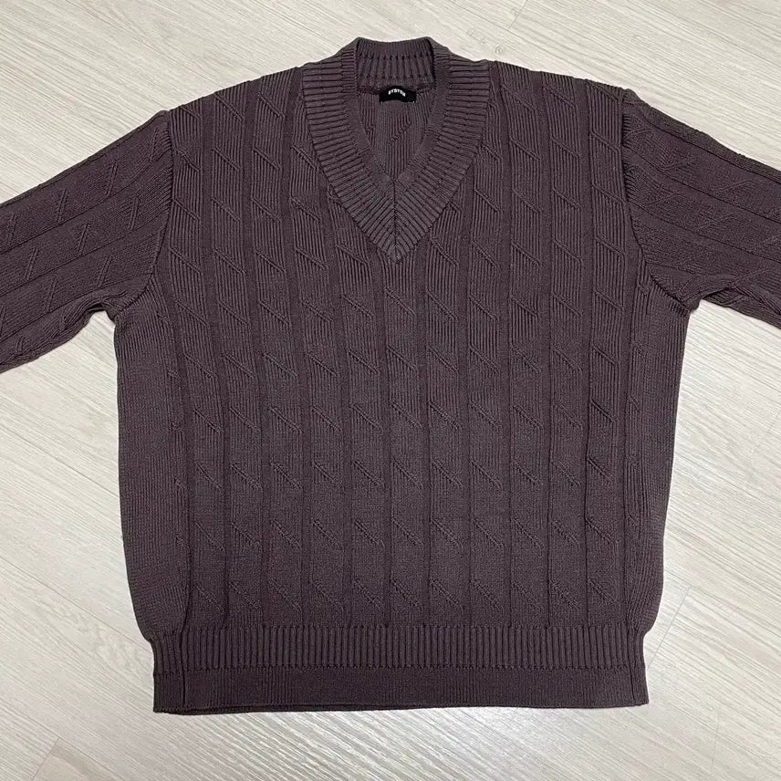 [BUNJANG] SYSTEM HOMME Wool Blend V-Neck Knit Top / 시스템SYSTEM HOMME 울 블렌드 브이넥 니트 95