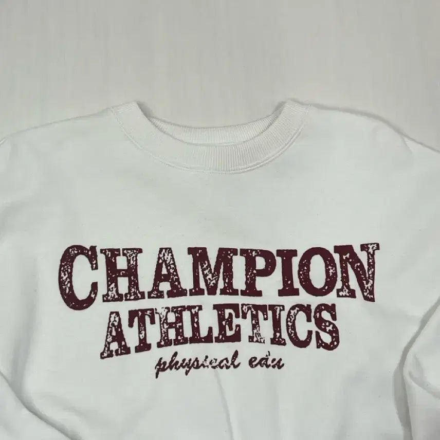 [BUNJANG] Champion White Sweatshirt M Size / 챔피온 흰색 맨투맨 티셔츠