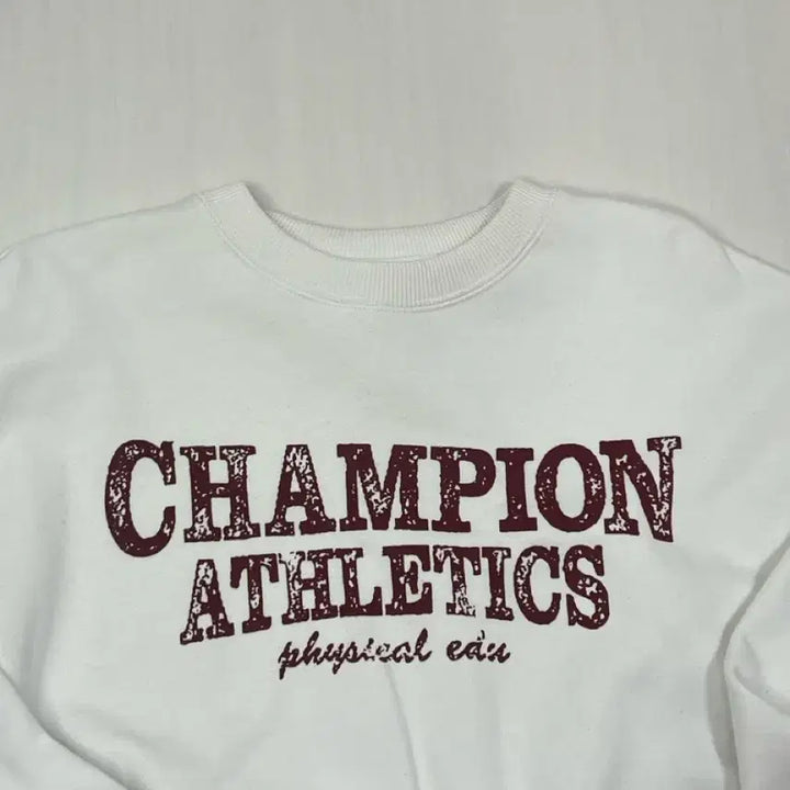 [BUNJANG] Champion White Sweatshirt M Size / 챔피온 흰색 맨투맨 티셔츠