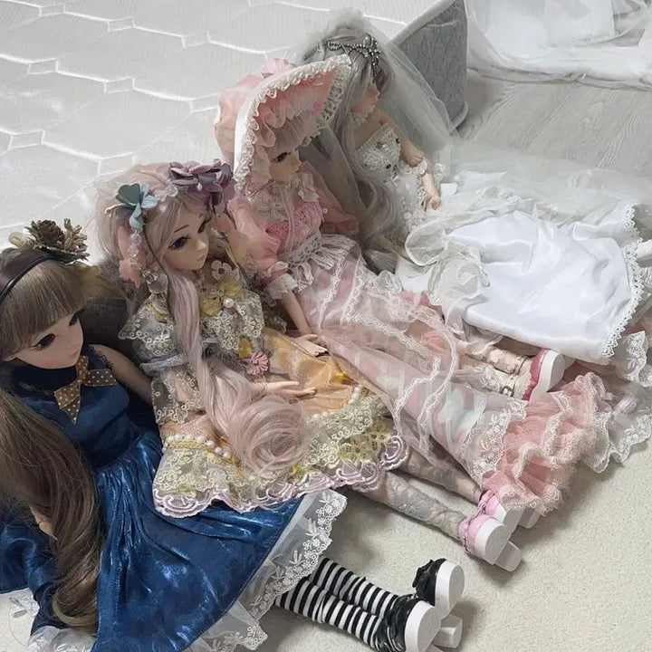 [BUNJANG] Doris Doll 60cm Doll Bundle Set / 구체관절인형 도리스돌 60cm 4종 일괄