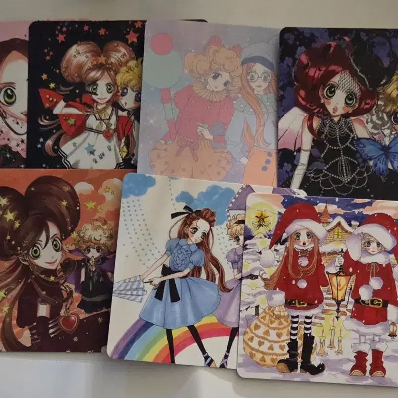 [BUNJANG] Sugar Sugar Rune Illustration Set / 슈가슈가룬 일러스트 코스터 7종, 스틱 북마크 2종