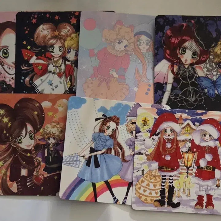 [BUNJANG] Sugar Sugar Rune Illustration Set / 슈가슈가룬 일러스트 코스터 7종, 스틱 북마크 2종