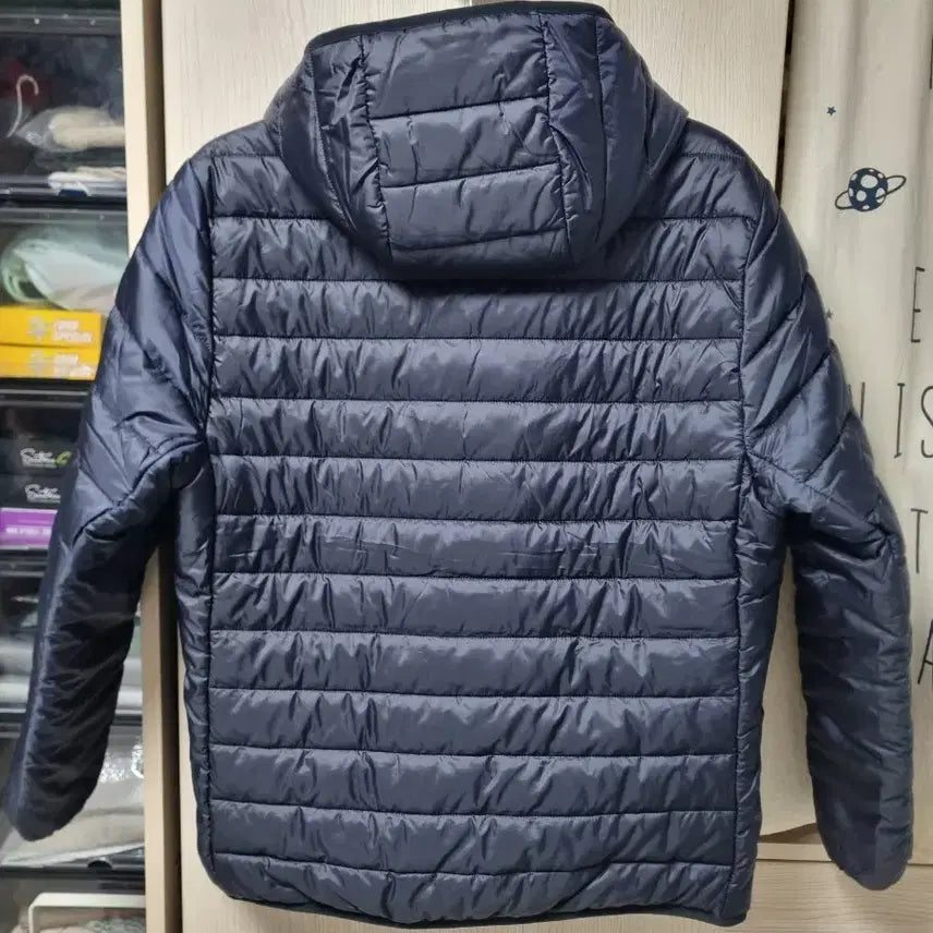 [SOLD OUT] (54 L) 라코스테 경랭 패딩자켓 네이비