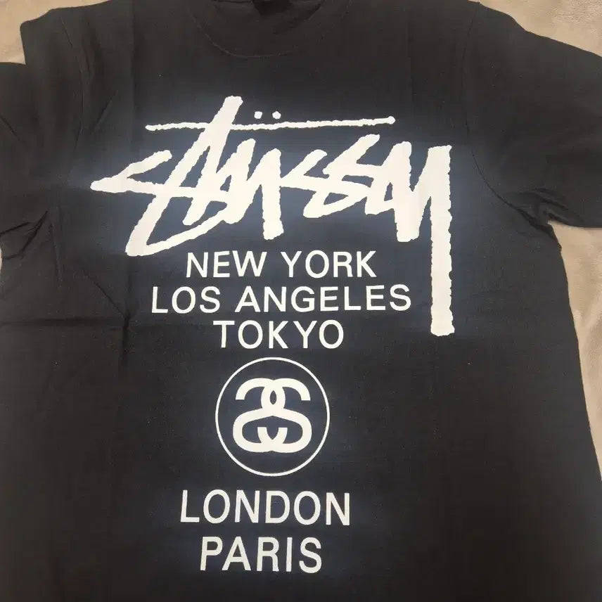 [SOLD OUT] 스투시 블랙 반팔 티셔츠 새상품
