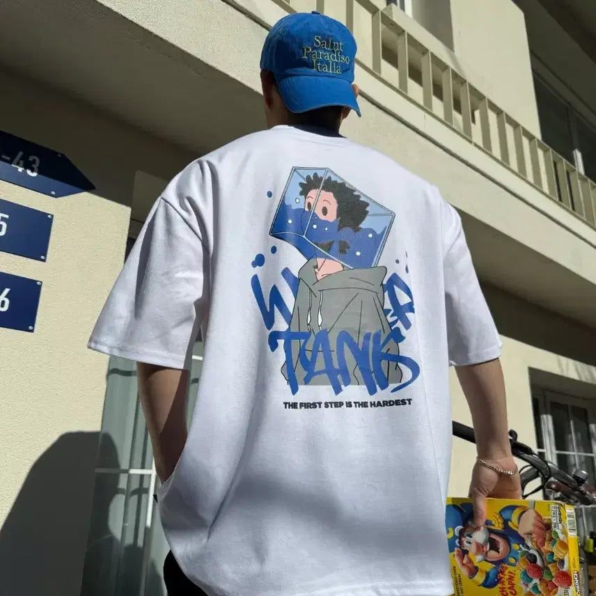 [BUNJANG] Eohangs소년 Short Sleeve T-shirt / 어항소년 반팔 티셔츠