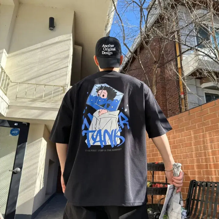 [BUNJANG] Eohangs소년 Short Sleeve T-shirt / 어항소년 반팔 티셔츠