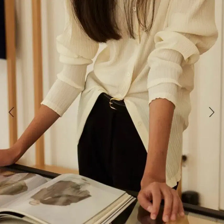 [BUNJANG] le17septembre 르917 Matera Pleated Cardigan / le17septembre 르917 마테라 플리츠 가디건