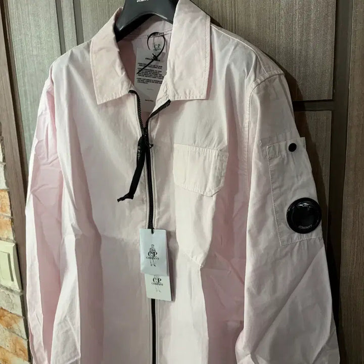 [BUNJANG] CP Company Lens Gabardine Overshirt Heavenly Pink (Size S) / 새상품(S)씨피컴퍼니 CP컴퍼니 렌즈 개버딘 오버셔츠 헤븐리핑크