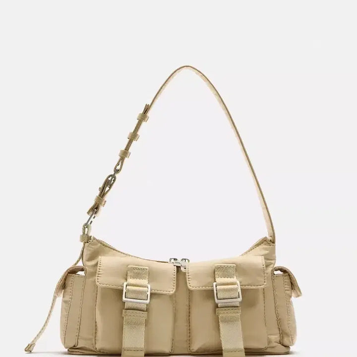 [BUNJANG] ZARA Pocket Shoulder Bag (Beige) / (새상품) 자라 zara 포켓 숄더백(베이지)