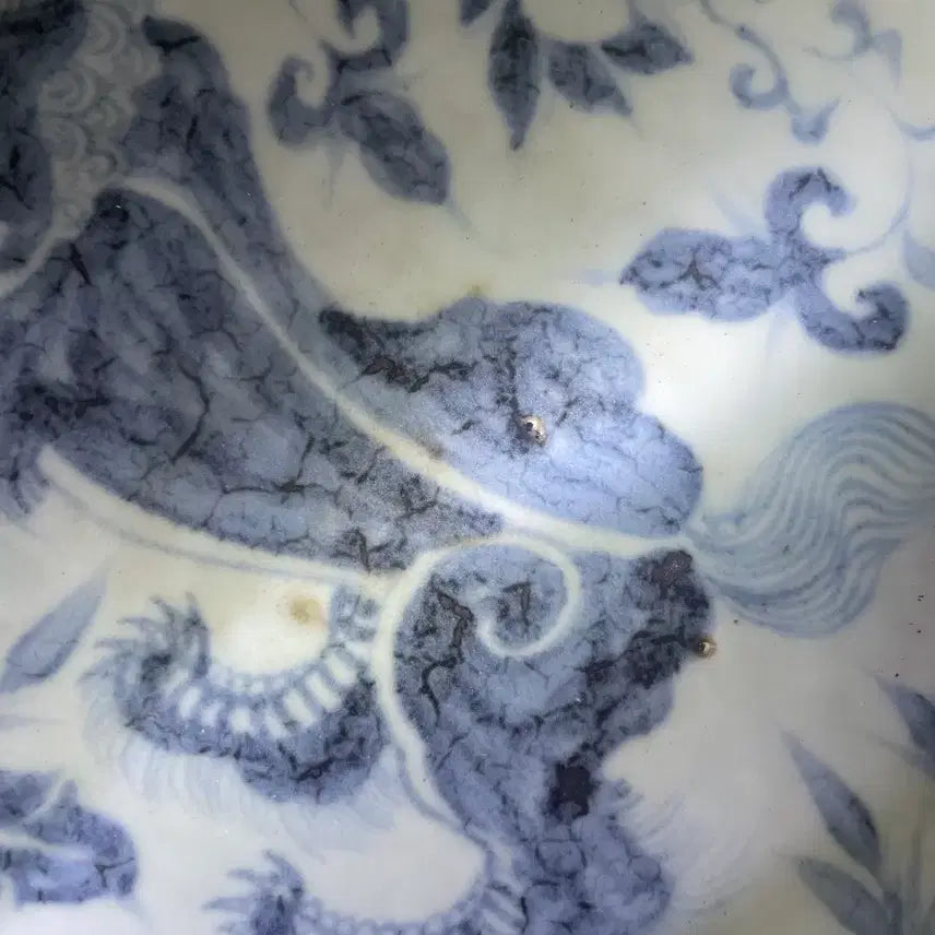 [BUNJANG] Ming Dynasty Blue and White Narrative Motif Brush Washer / 명대 청화서사문 화구 대접