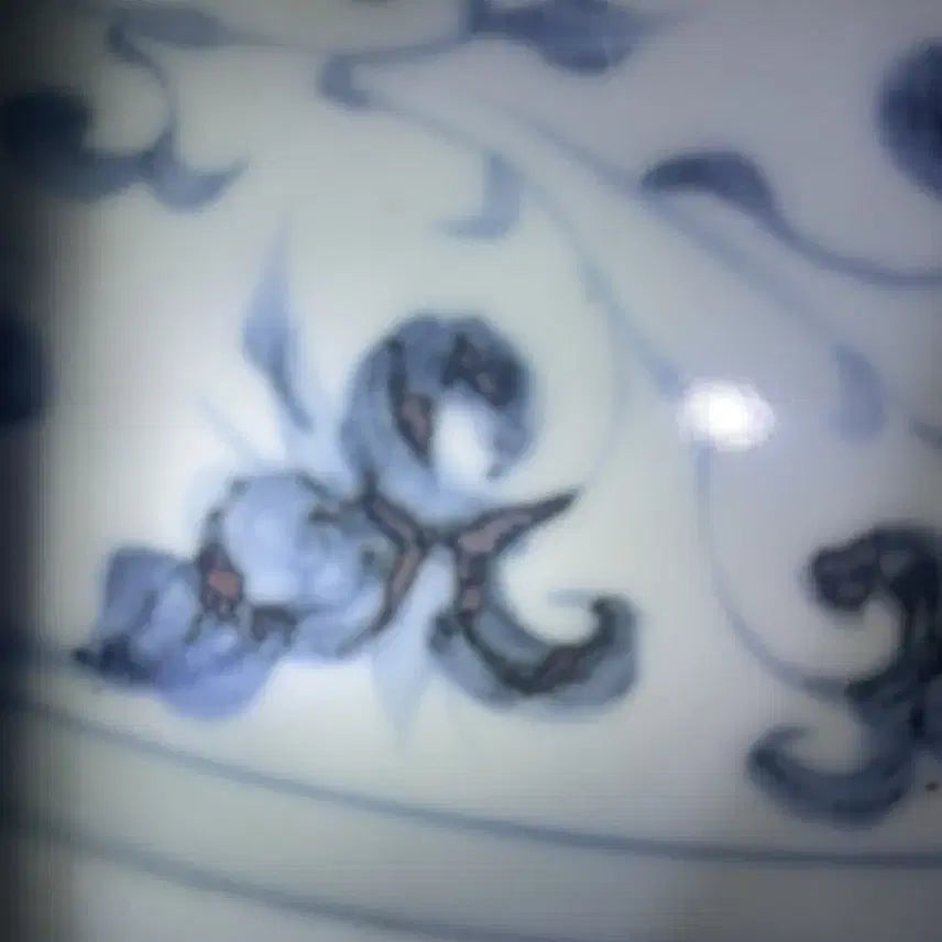 [BUNJANG] Ming Dynasty Blue and White Narrative Motif Brush Washer / 명대 청화서사문 화구 대접