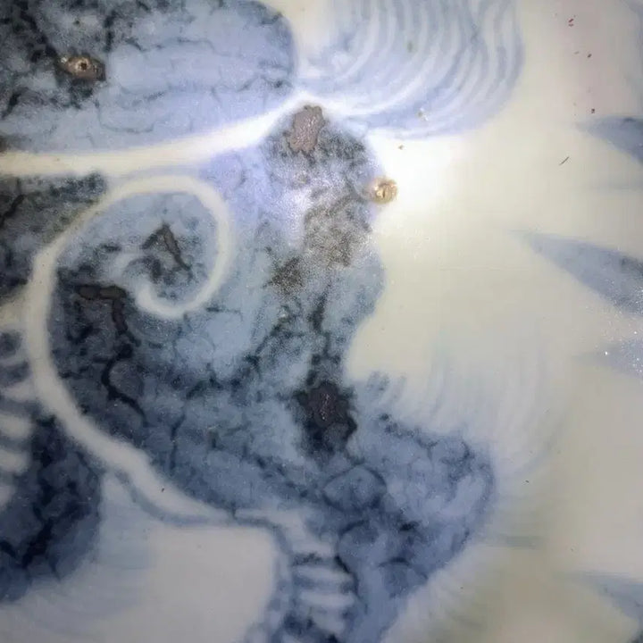 [BUNJANG] Ming Dynasty Blue and White Narrative Motif Brush Washer / 명대 청화서사문 화구 대접