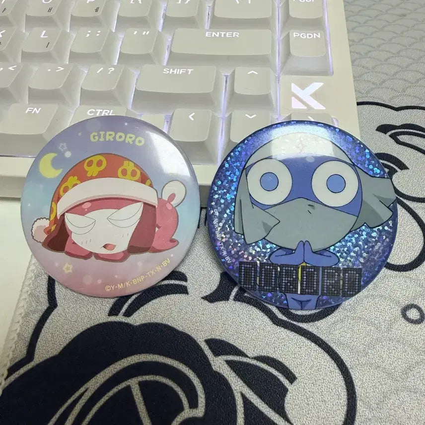 [BUNJANG] Sgt. Frog Giroro, Dororo Can Badge / 개구리 중사 케로로 기로로,도로로 캔뱃지