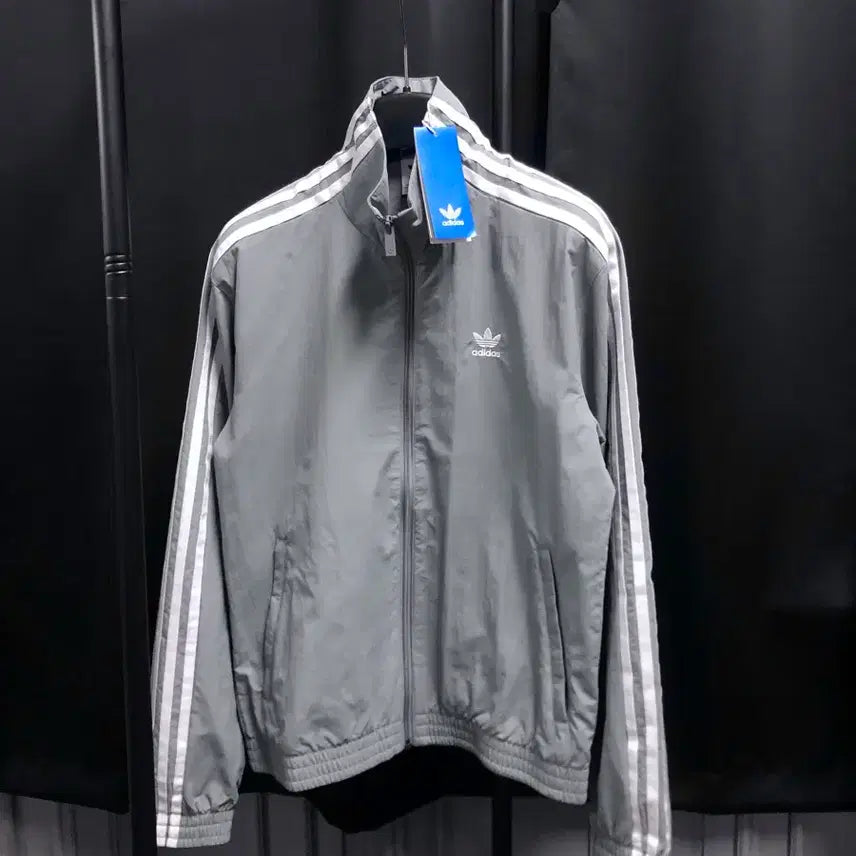 [BUNJANG] Adidas Originals Woven Track Top Grey Three / [새상품] 아디다스 오리지널스 우븐 트랙탑 그레이 쓰리