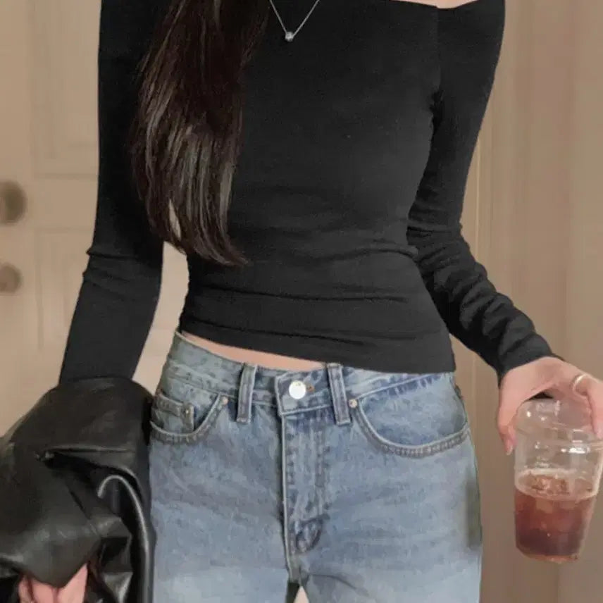 [BUNJANG] Slow and Lovely Off-Shoulder Top / 슬로우앤드 여리핏 오프숄더 판매