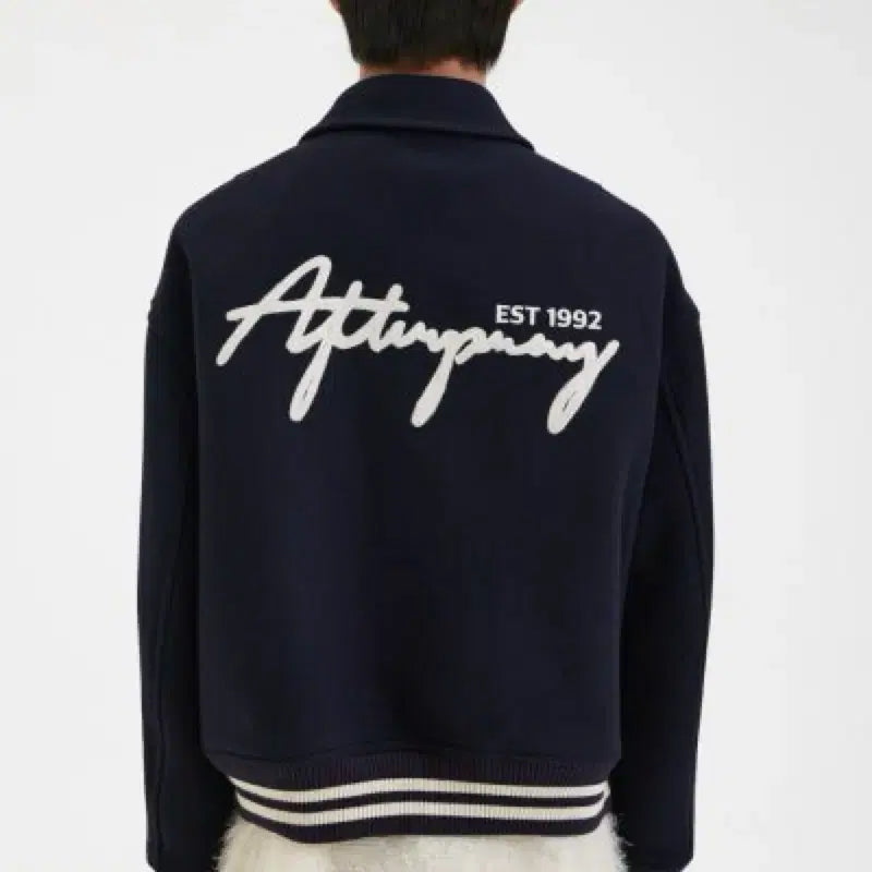 [BUNJANG] Afterpray Teddy Blouson Navy M / 애프터프레이 테디 블루종 네이비 M