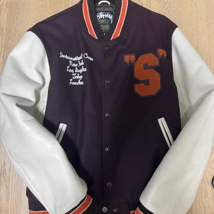 [BUNJANG] Stussy Varsity Jacket / 올드스투시 바시티