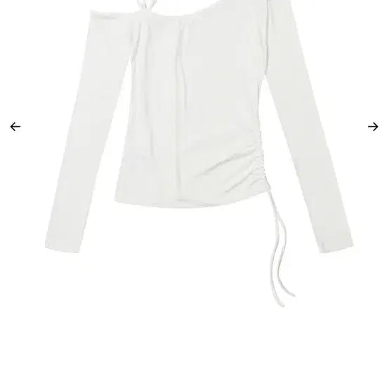 [BUNJANG] Bohemian Seoul One Shoulder String Top / 보헤미안서울 원숄더 스트링 티
