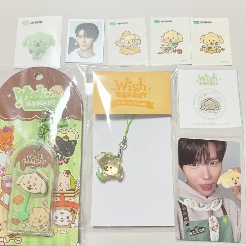 [BUNJANG] ZB1 Jaehee Ddaengtreever Chocolate &amp; Resin Keyring Bundle / [미개봉] 재희 댕트리버 초콜릿키링+레진키링+7만원특전+메탈스티커+띠부