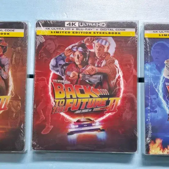[BUNJANG] Back to the Future 50th Anniversary Steelbook Trilogy / 빽투더퓨쳐 50주년 스틸북 3부작