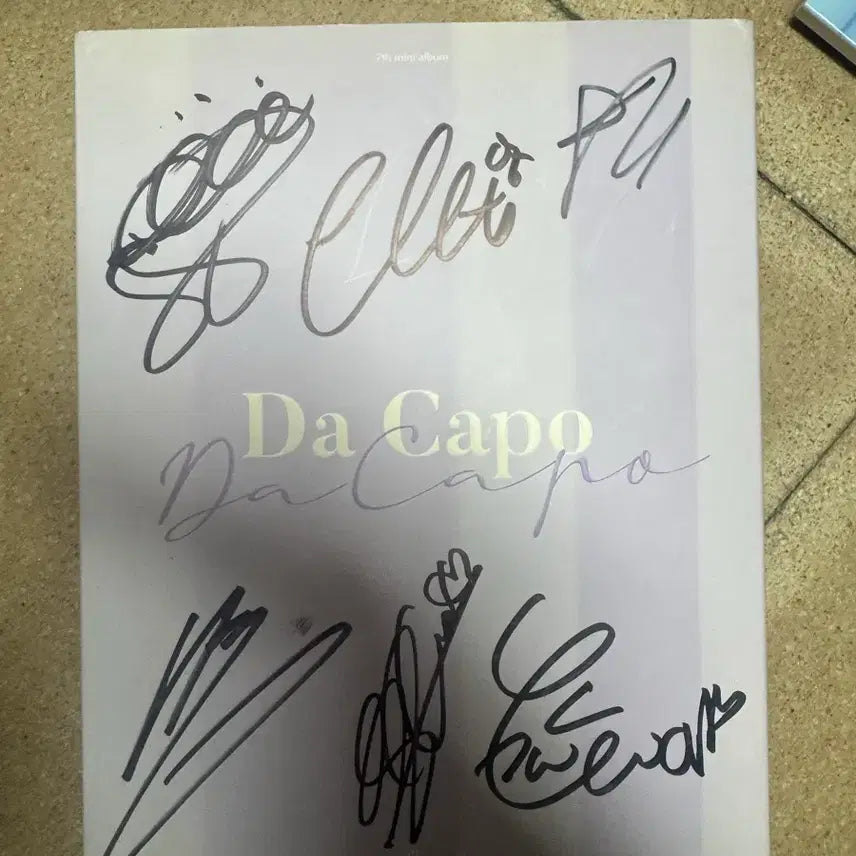 [BUNJANG] April Da Capo Signed Album / 비매 에이프릴 Da Capo april 다카포 친필 싸인 사인 앨범