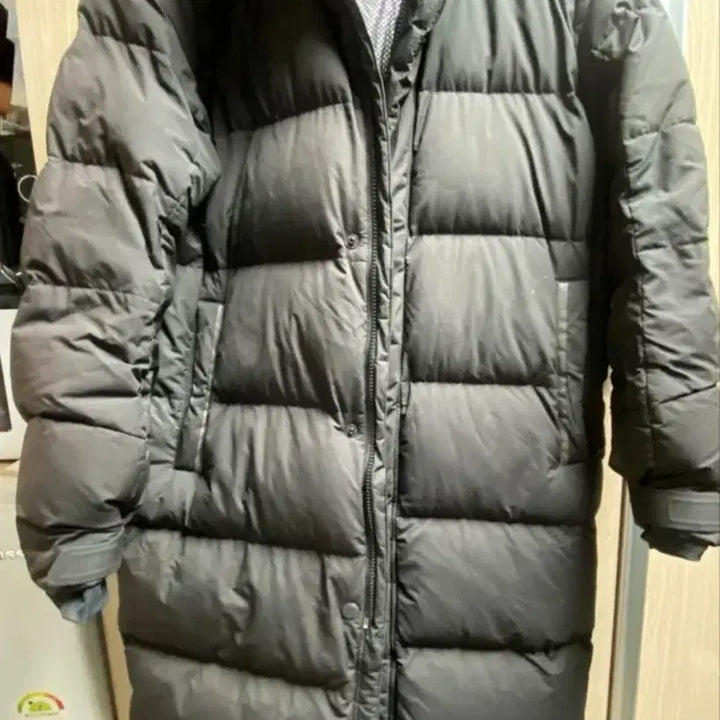 [BUNJANG] Aider Momentum Long Padding Black S / 아이더 모멘텀 롱패딩 블랙 S