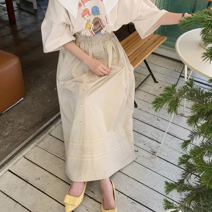 [BUNJANG] Vicinni Kongkong Bending Skirt / 바이씨니 콩콩 밴딩스커트 새상품:)