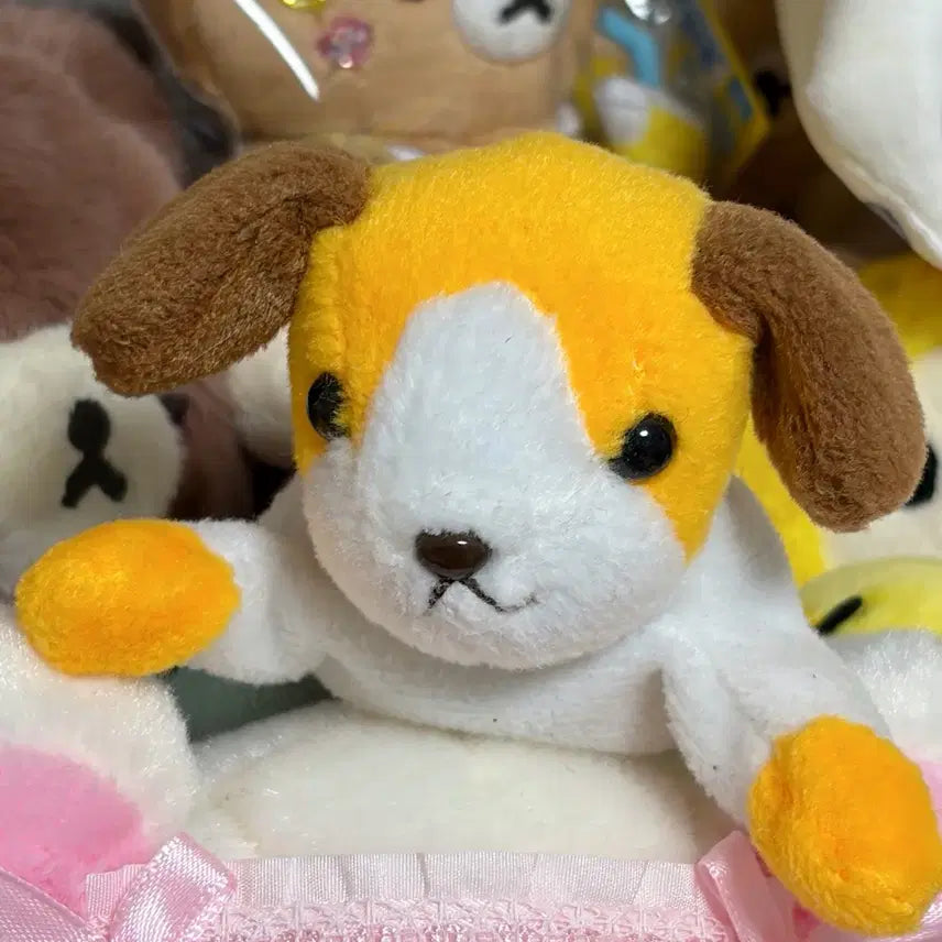 [BUNJANG] Vintage Puppy Dog Plush Keyring / 고전 강아지 인형 키링