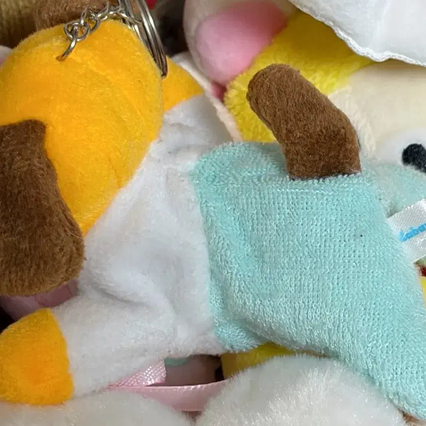 [BUNJANG] Vintage Puppy Dog Plush Keyring / 고전 강아지 인형 키링