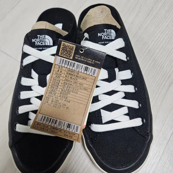 [BUNJANG] The North Face Authentic Canvas Mule Shoes - Black / (230)노스페이스 정품 캔버스 뮬 새상품 새상품 2만원~!