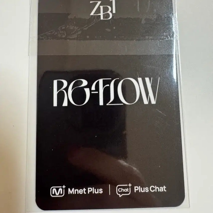 [SOLD OUT] 제로베이스원 zb1 리플로우 re-flow 플러스챗샵 특전 석매튜