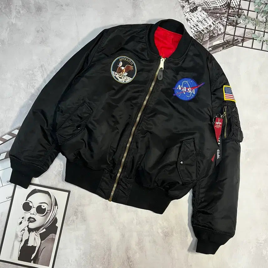 [BUNJANG] Alpha Industries NASA MA-1 Jacket / 알파인더스트리 NASA MA1 자켓
