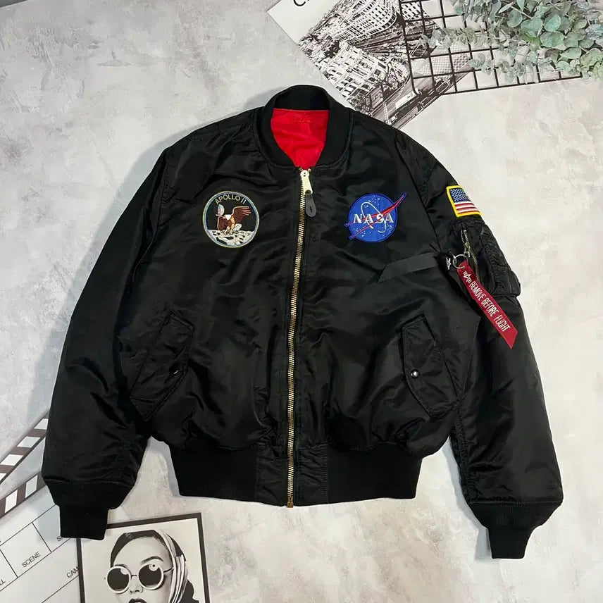 [BUNJANG] Alpha Industries NASA MA-1 Jacket / 알파인더스트리 NASA MA1 자켓