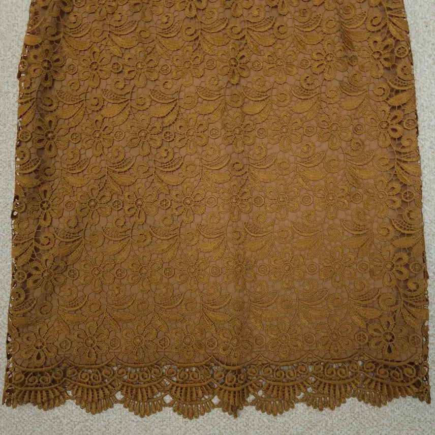 [BUNJANG] Uniqlo Lace Midi Skirt / (S)유니클로 여성 레이스 미디 스커트 L3W2628