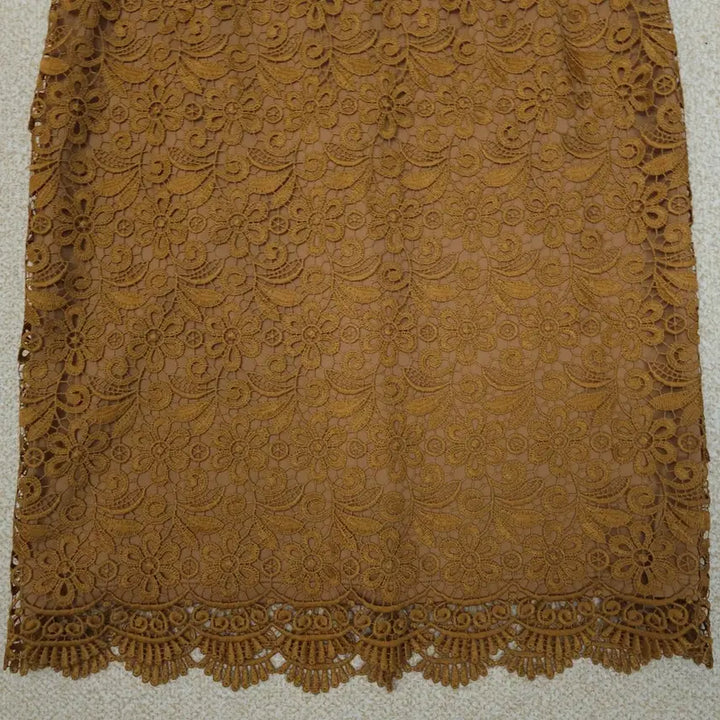 [BUNJANG] Uniqlo Lace Midi Skirt / (S)유니클로 여성 레이스 미디 스커트 L3W2628