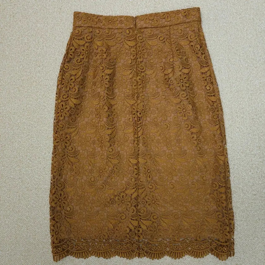 [BUNJANG] Uniqlo Lace Midi Skirt / (S)유니클로 여성 레이스 미디 스커트 L3W2628