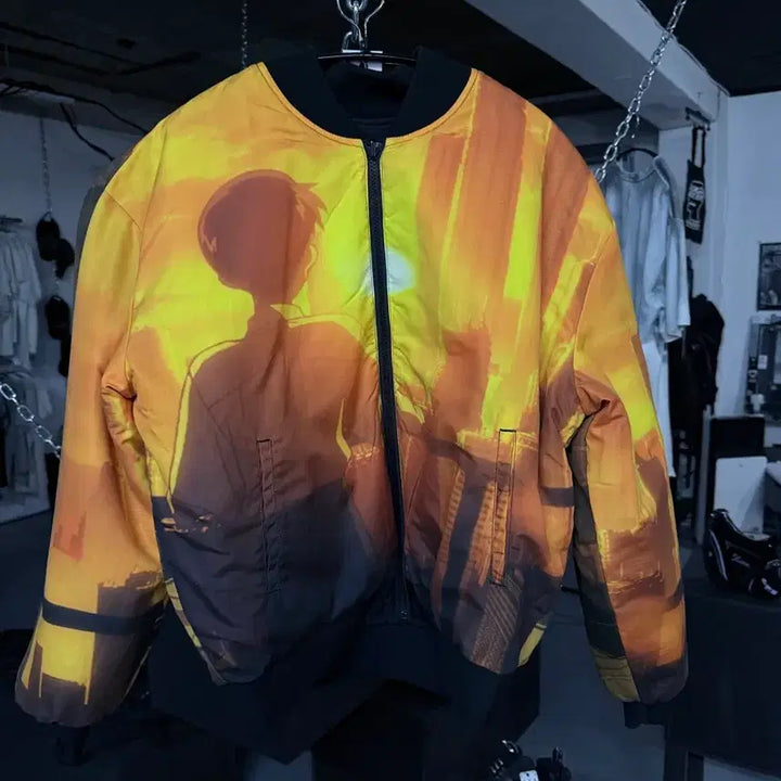 [BUNJANG] Pleasures Evangelion Reversible Jacket / 플레져스 에반게리온 리버시블 자켓