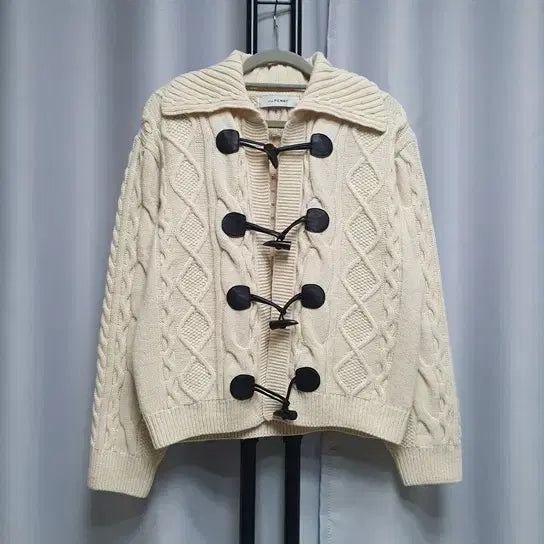 [BUNJANG] The Penny Cable Knit Cardigan / 더페니 더플 케이블 니트 가디건