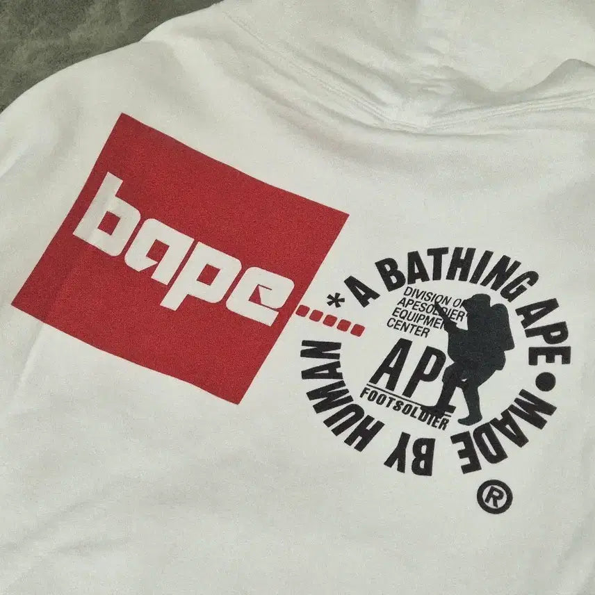 [BUNJANG] BAPE Heavy Cotton Waffle Hooded Zip-Up / og 베이프 헤비코튼 와플 후드 집업