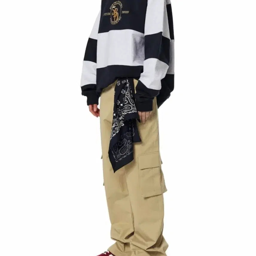 [BUNJANG] OiOi Nylon Cargo Pants / OiOi 나일론 카고 팬츠