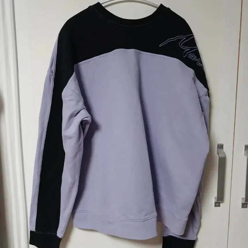[BUNJANG] Martin Rose Color Block Oversized Sweatshirt XS / 마틴로즈 컬러블록 오버핏 맨투맨 스웻셔츠 xs