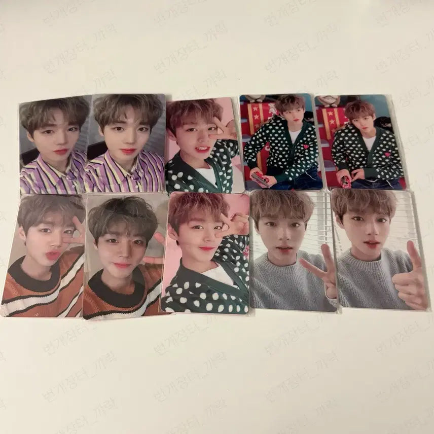 [BUNJANG] Park Jihoon May 1st Kit Photocard Bundle Set / (일괄) 박지훈 메이1기 키트 포카 판매