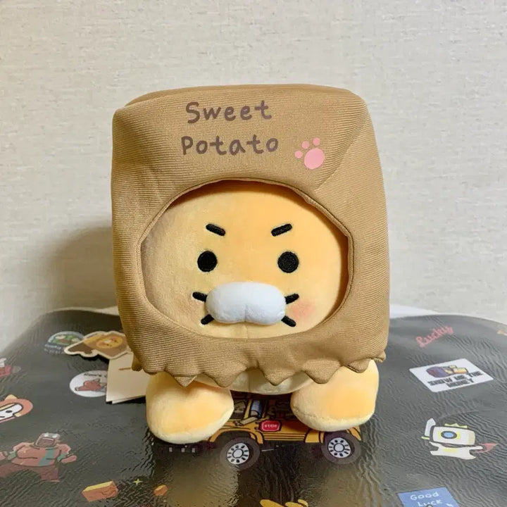 [BUNJANG] Kakao Friends Choonsik Plush Doll 23cm / 새상품) 꼬리가 움직이는 춘식이 봉제인형 23cm