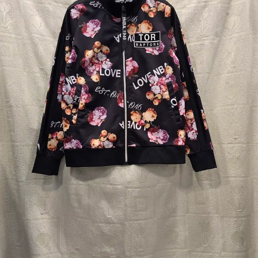 [BUNJANG] NBA Toronto Raptors Flower Jacket XS / NBA 토론토 랩터스 플라워 자켓 XS(44~55)