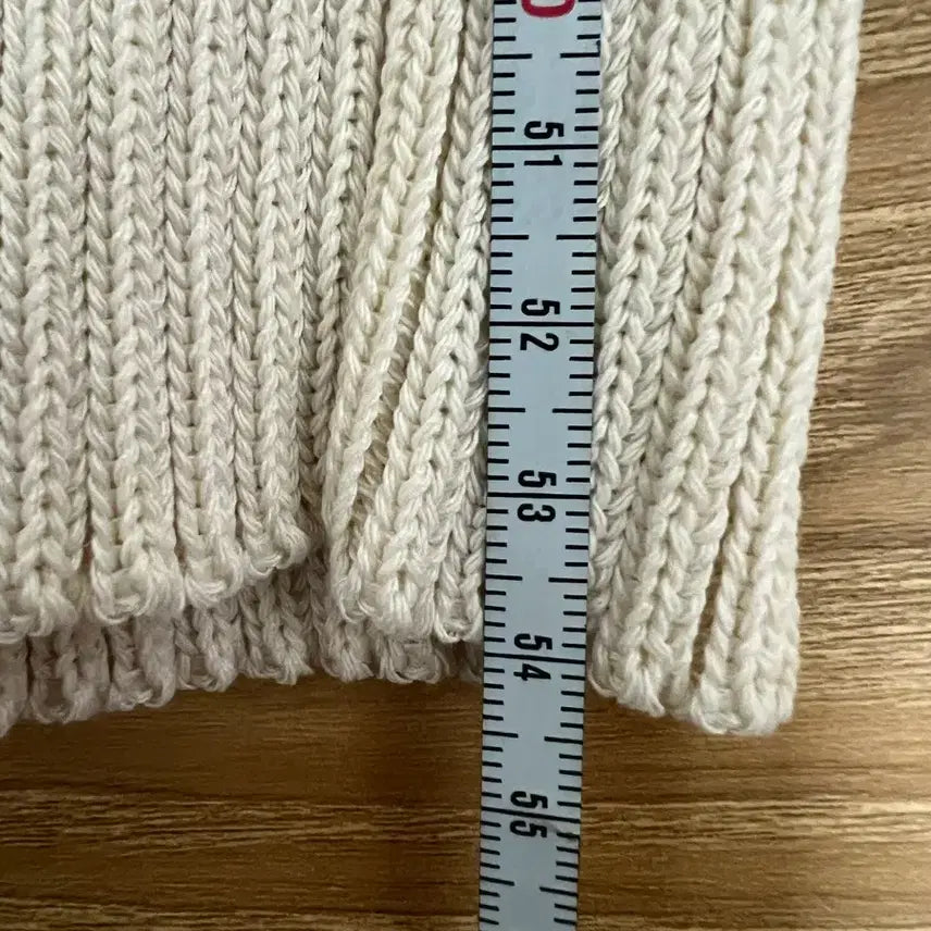 [BUNJANG] Ivory Short Sleeve Knit Top / 아이보리 반팔 니트 1112