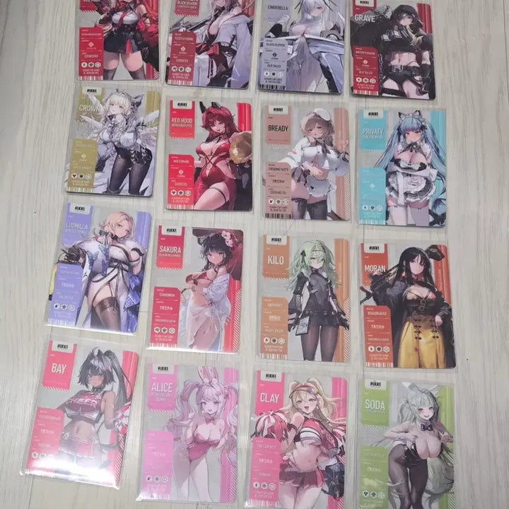 [SOLD OUT] 니케 반다이 카드다스 메탈카드 3탄 16종 일괄