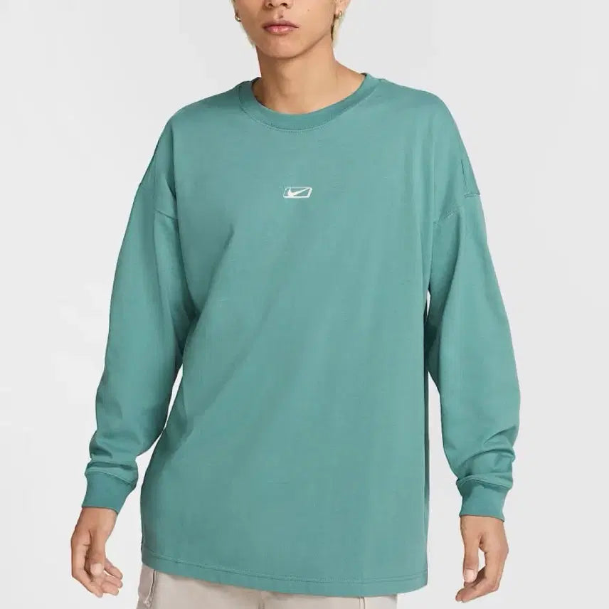[BUNJANG] Nike Sportswear Oversized Long Sleeve T-Shirt / [L] 나이키 스포츠웨어 오버사이즈 긴팔 티셔츠